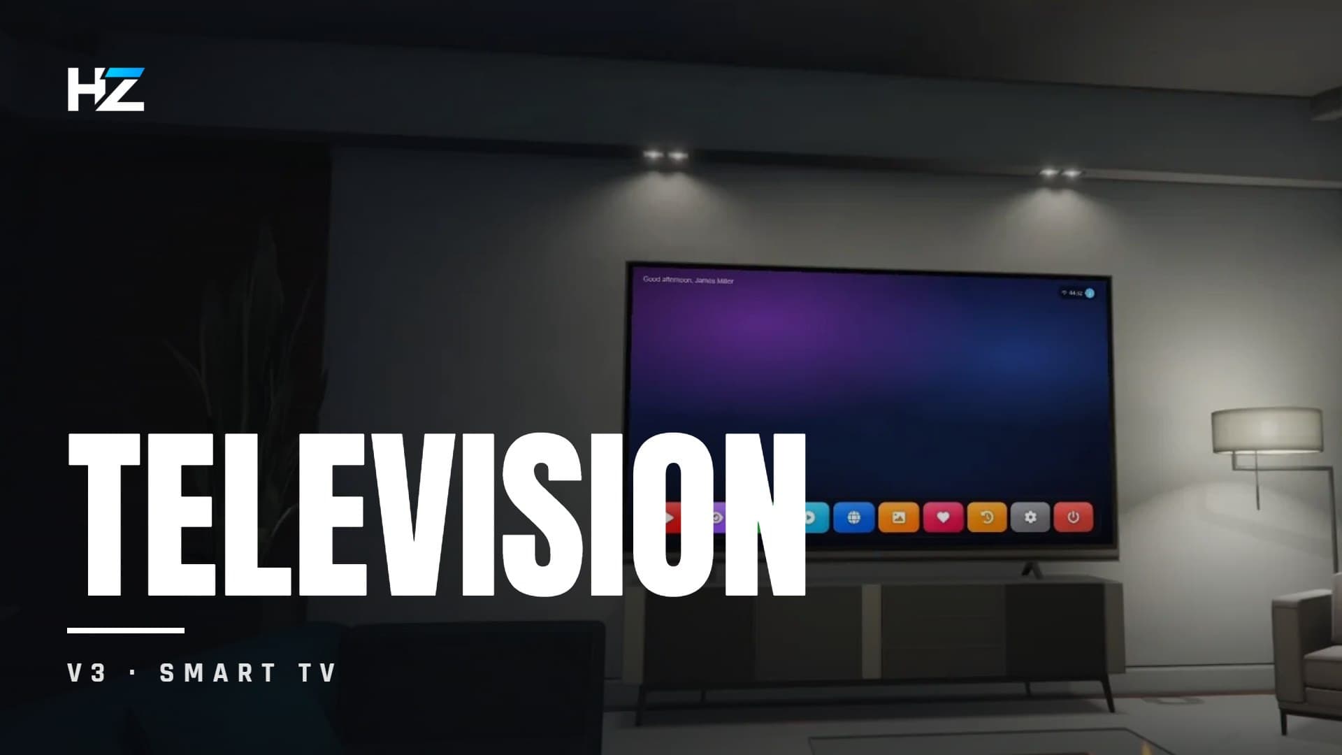 HZ-Television V3 — Synced Smart Displays, In-Vehicle Screens, Billboards & Cinema
